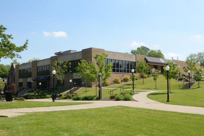 Exterior view of Alexander Hall