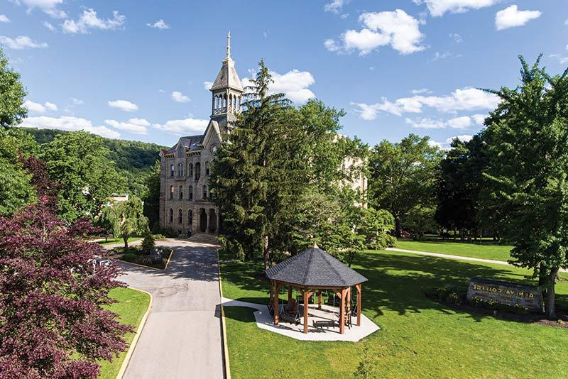 Old Main in summer