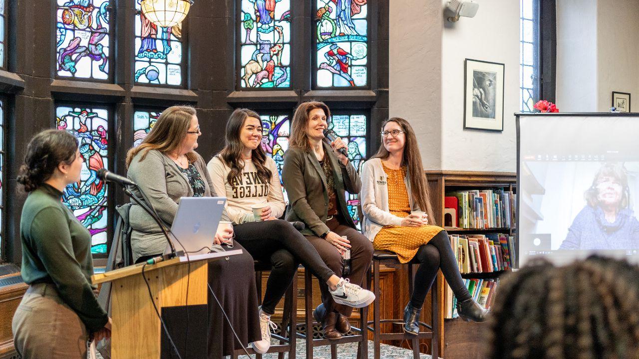 Picture of Diversity Team & SWE Host Moms in STEM